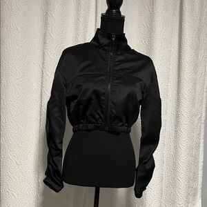 SHEIN Black Bomber Jacket for Women